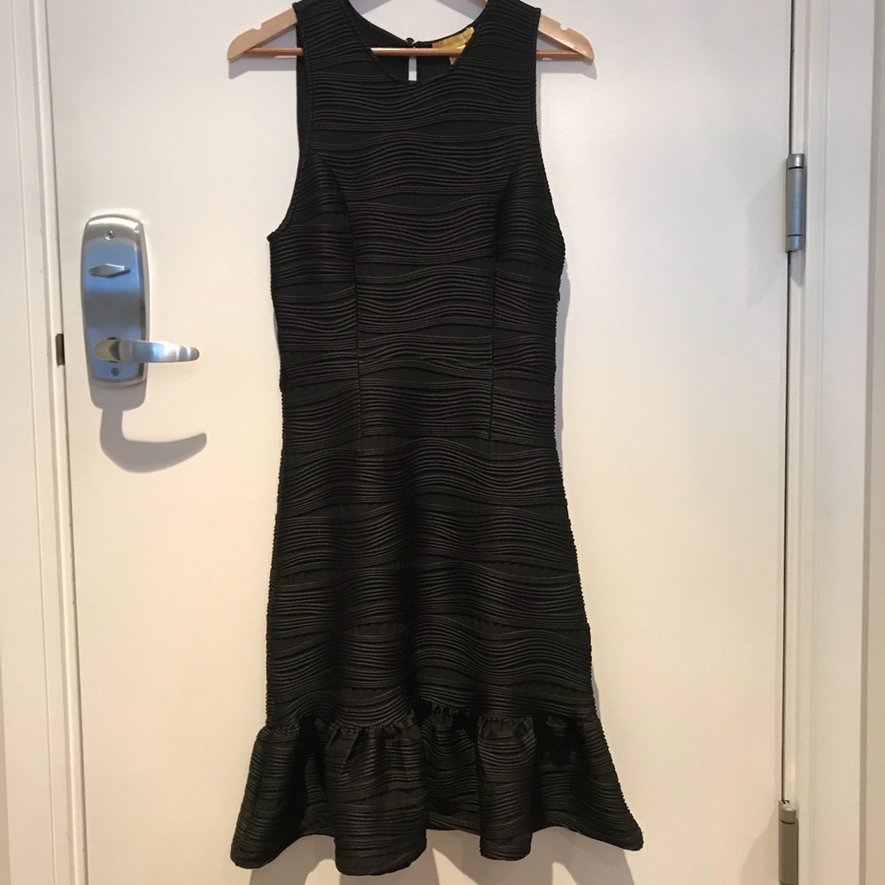 Catherine Malandrino Mermaid Hem Flounce Dress